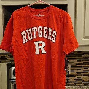 Fanatics Red Rutgers University Short Sleeve Tee